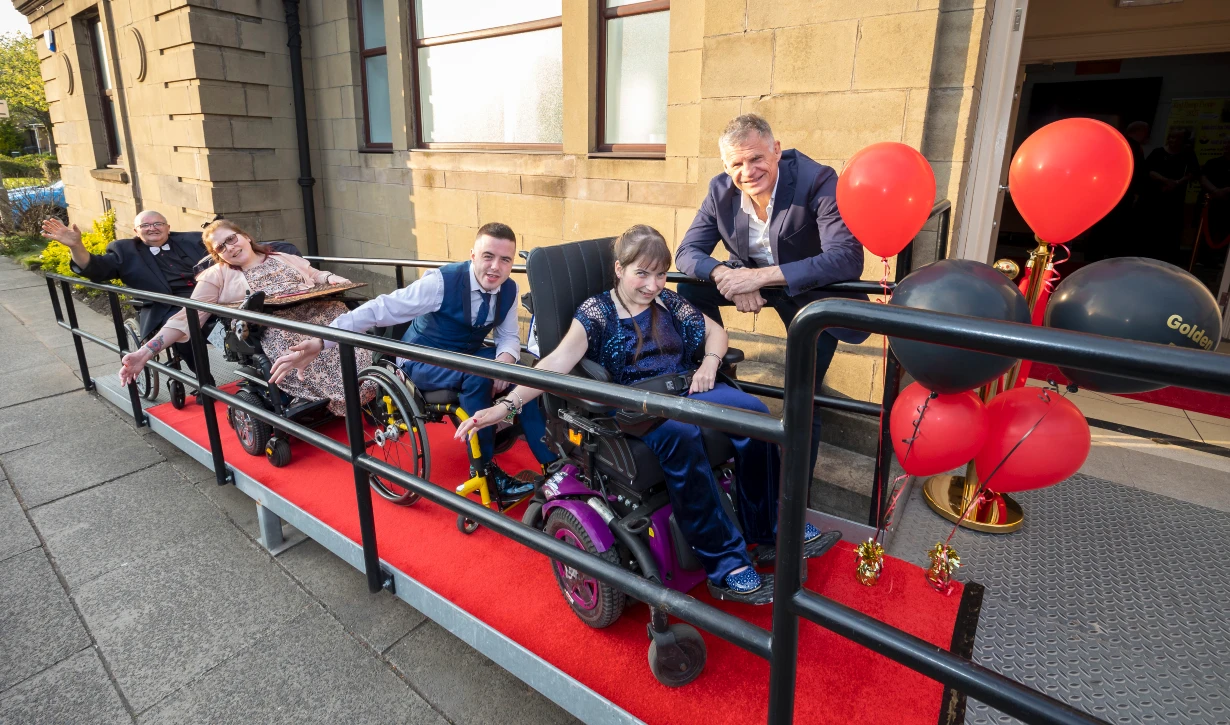 Scottish stars support wheelchair world first “Red Ramp Events”